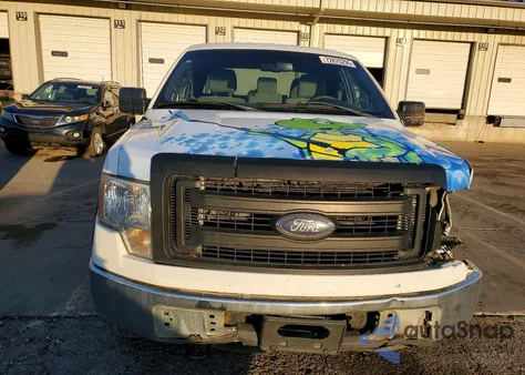 2013 Ford F150 Super Cab из США, поврежденный, VIN 1FTEX1EM2DFC35912